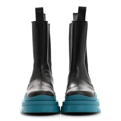 Bottega Veneta Calfskin Mens The Tire Chelsea Boots 37 Black Blaster 3 of 9