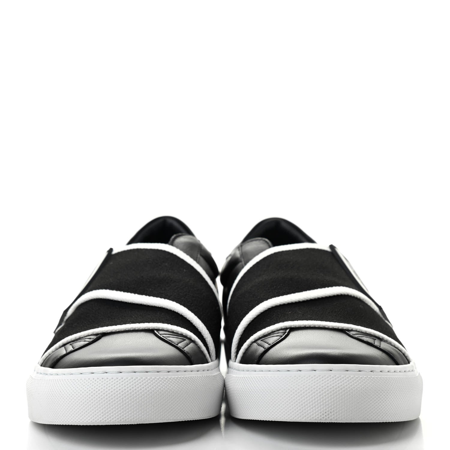 Givenchy Calfskin Velcro Band Mens Urban Street Sneakers 41 Black 2 of 8