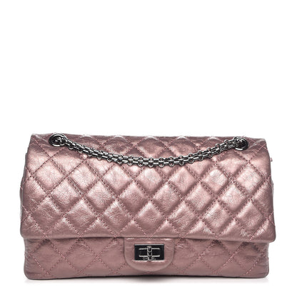 Chanel Metallic Aged Calfskin Quilted 2.55 Reissue 226 Flap Light Purple 1 of 8