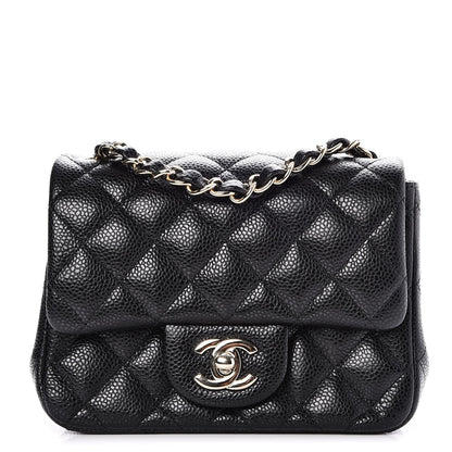 Chanel Caviar Quilted Mini Square Flap Black 1 of 8
