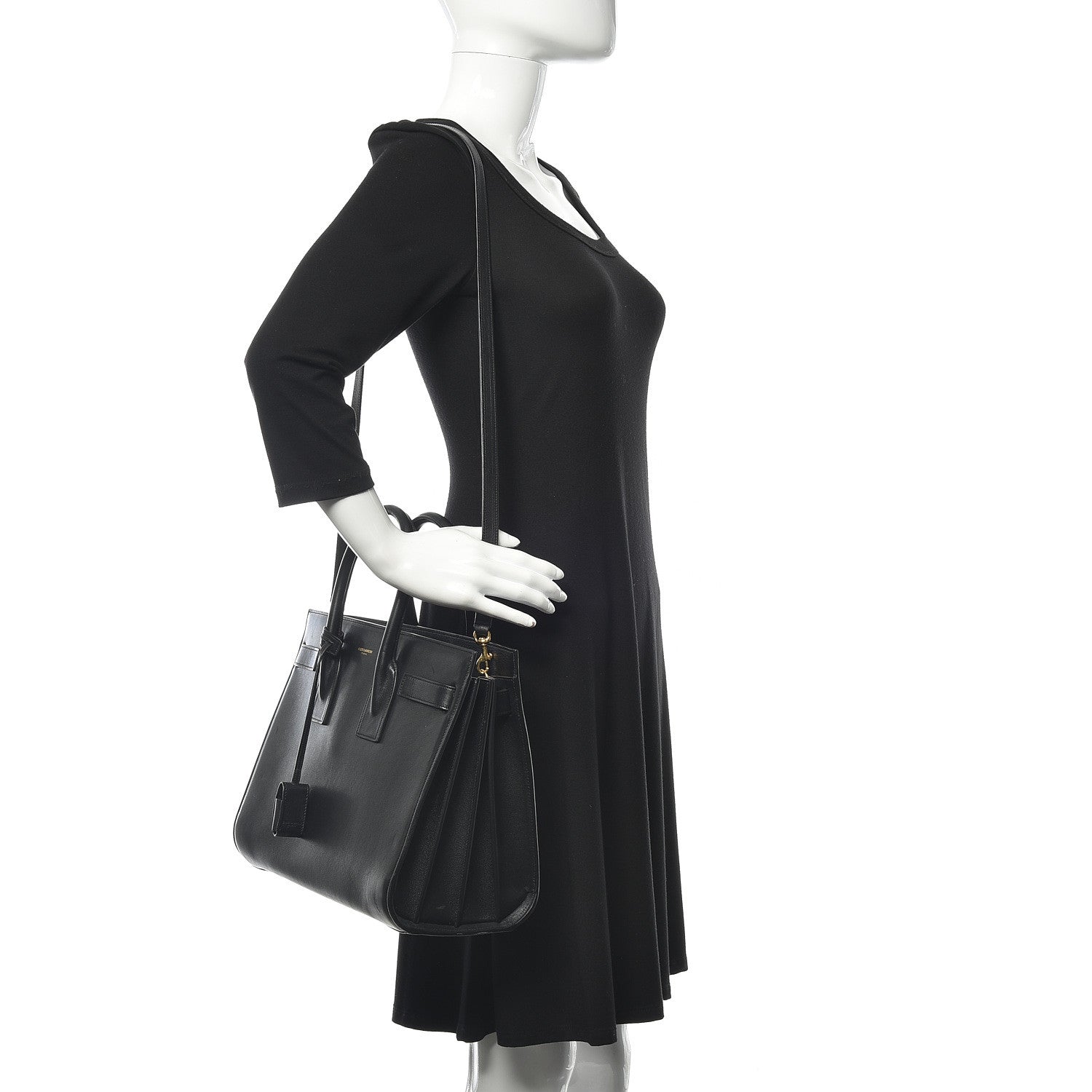 Saint Laurent Calfskin Small Sac De Jour Black 2 of 15