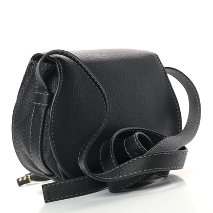 Chloe Calfskin Mini Marcie Round Crossbody Bag Black 3 of 10
