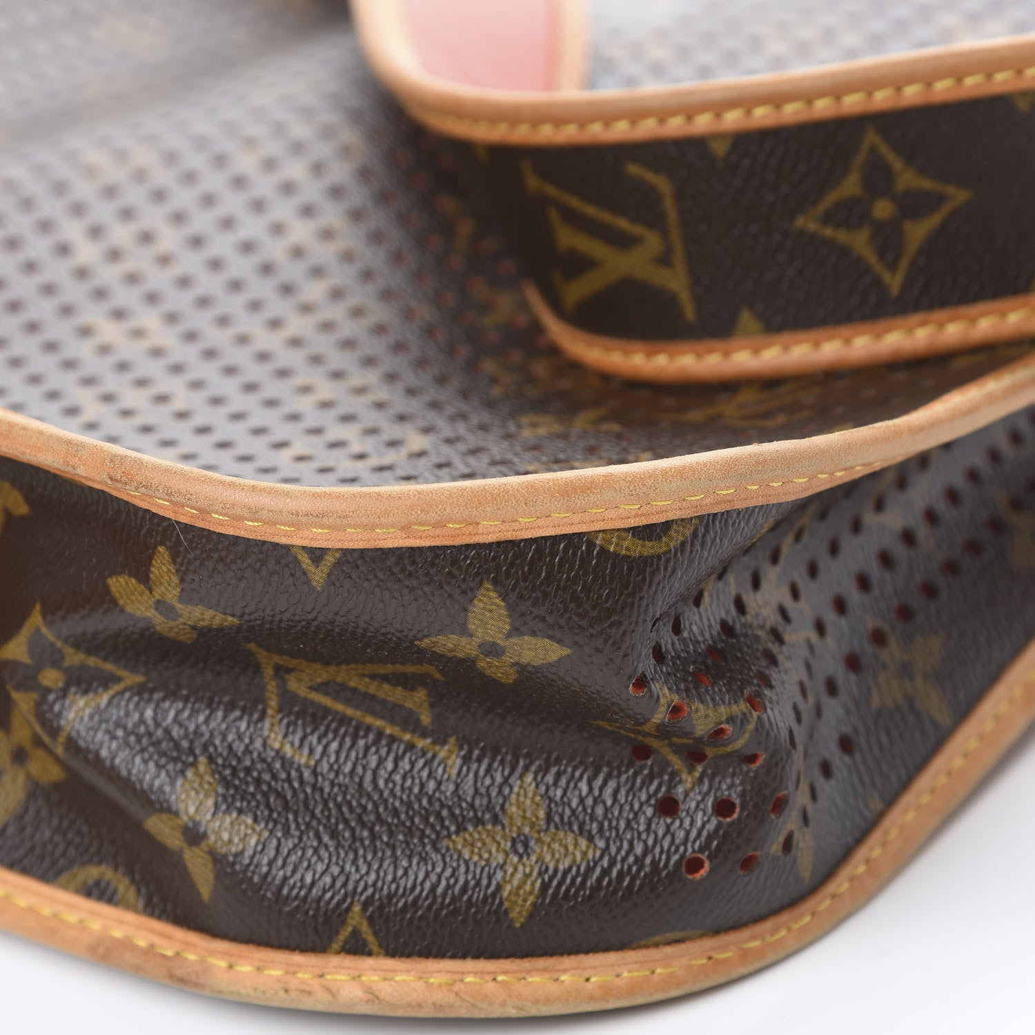 Louis Vuitton Monogram Perforated Musette Orange 10 of 14