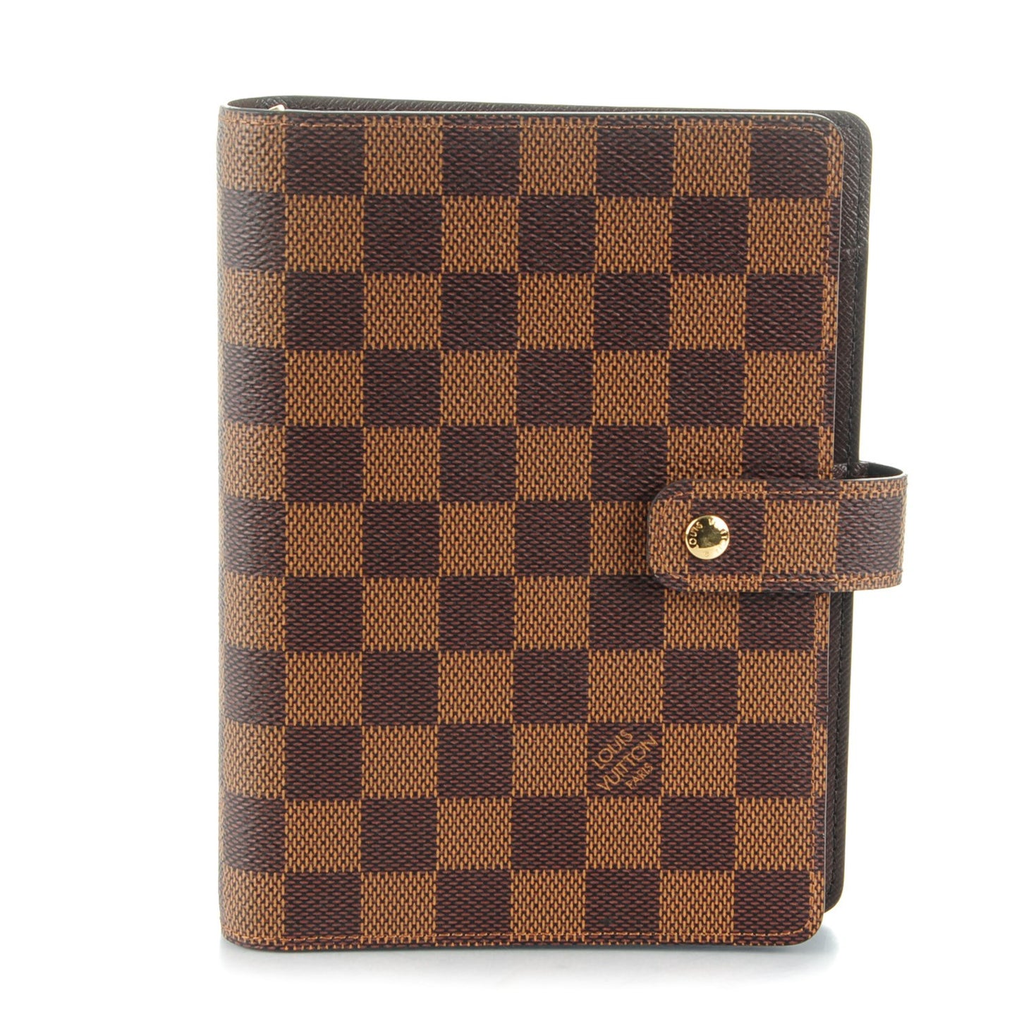 Damier Ebene Medium Ring Agenda Cover
