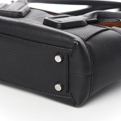 Bottega Veneta Grained Calfskin Mini Maxi Intrecciato Arco 33 Black 7 of 8