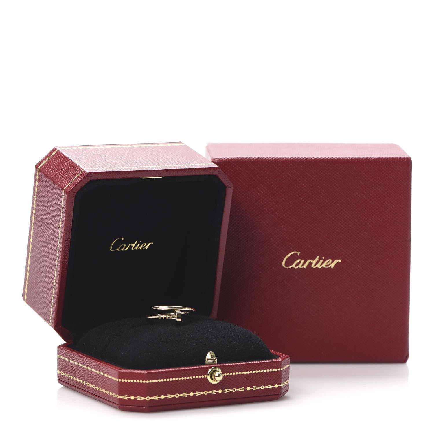 Cartier 18K Yellow Gold Small Juste Un Clou Ring 51 5.75 7 of 7