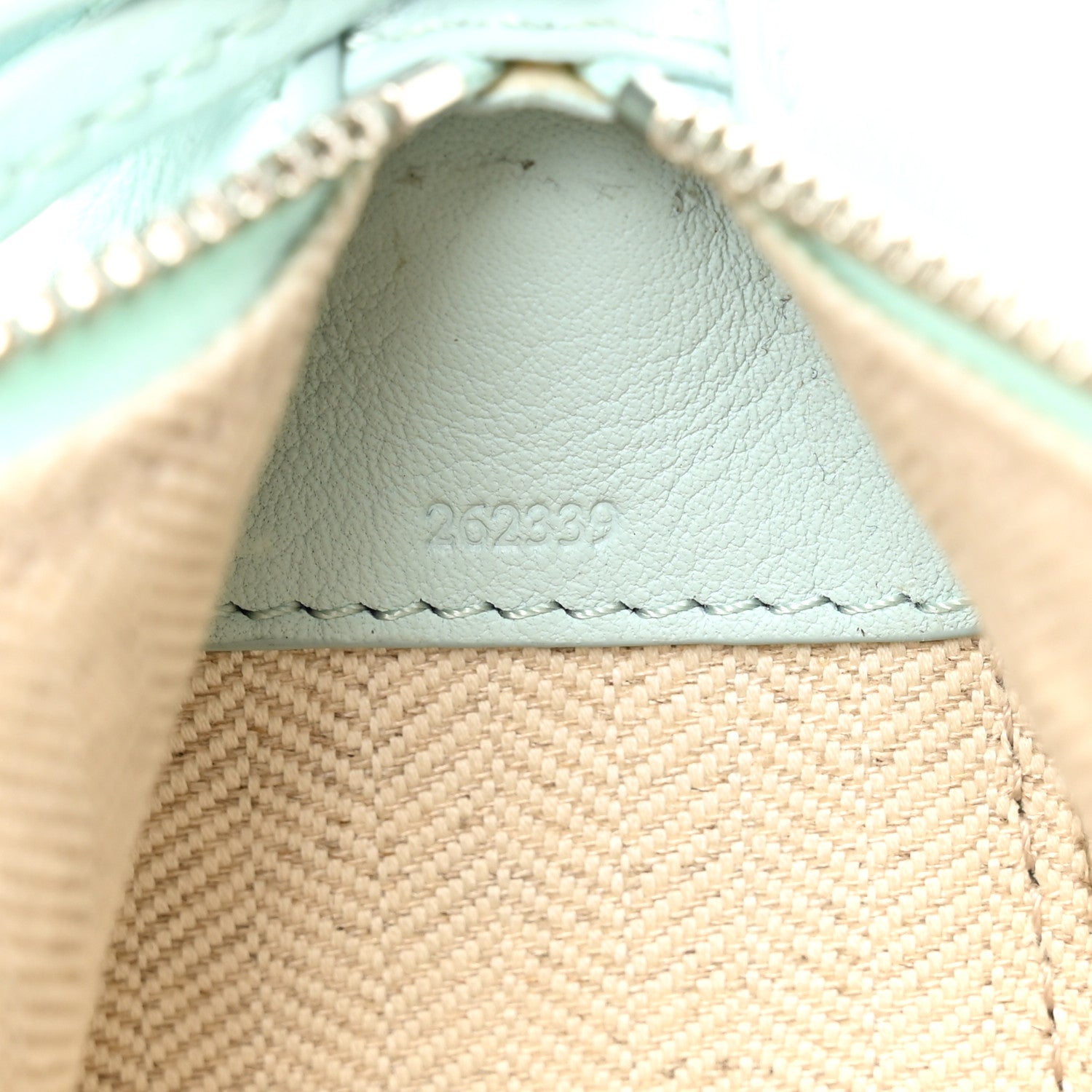 Loewe Calfskin Mini Hammock Hobo Soft Blue Iceberg 7 of 13