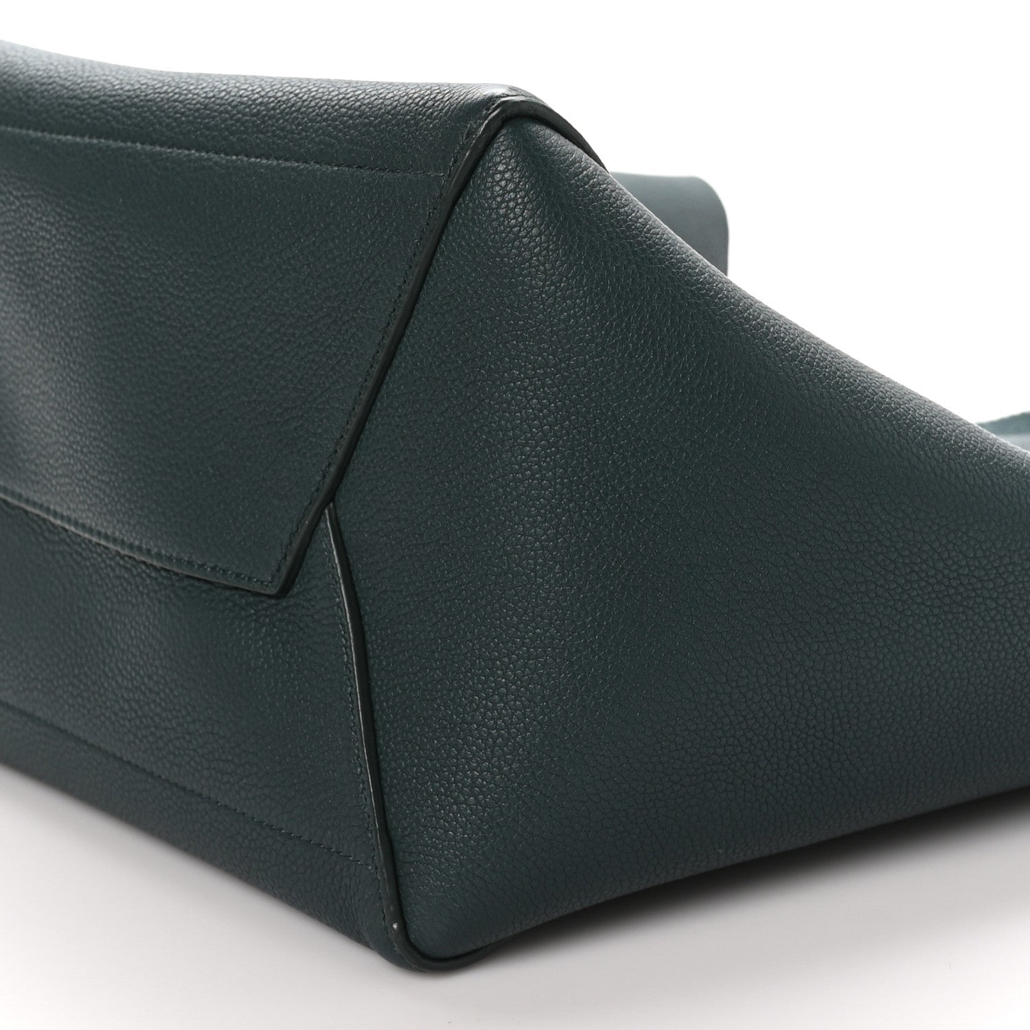 Celine Soft Grained Calfskin Sangle Bucket Bag Green 8 of 8