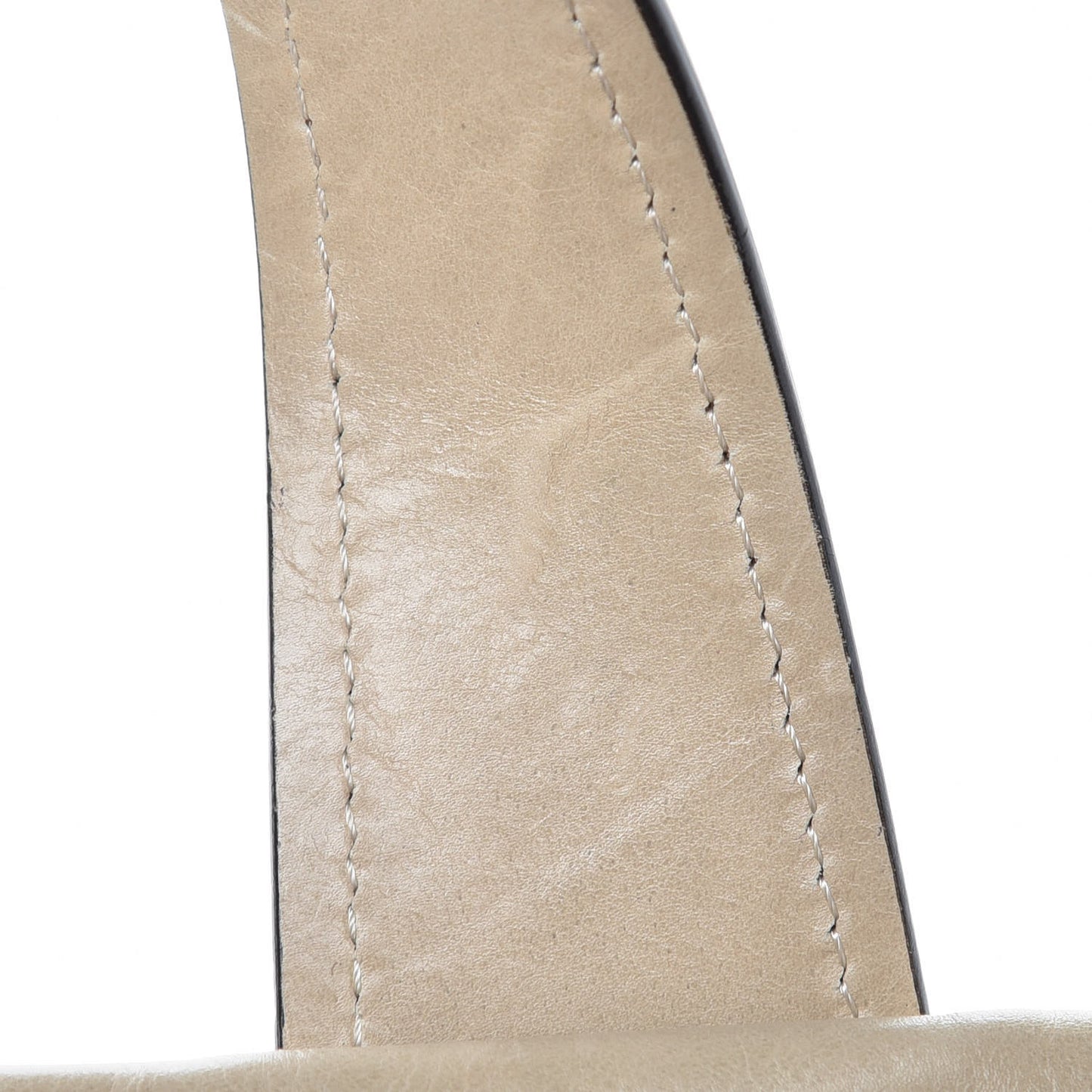 Iridescent Calfskin Large In the Mix Tote Beige Brown