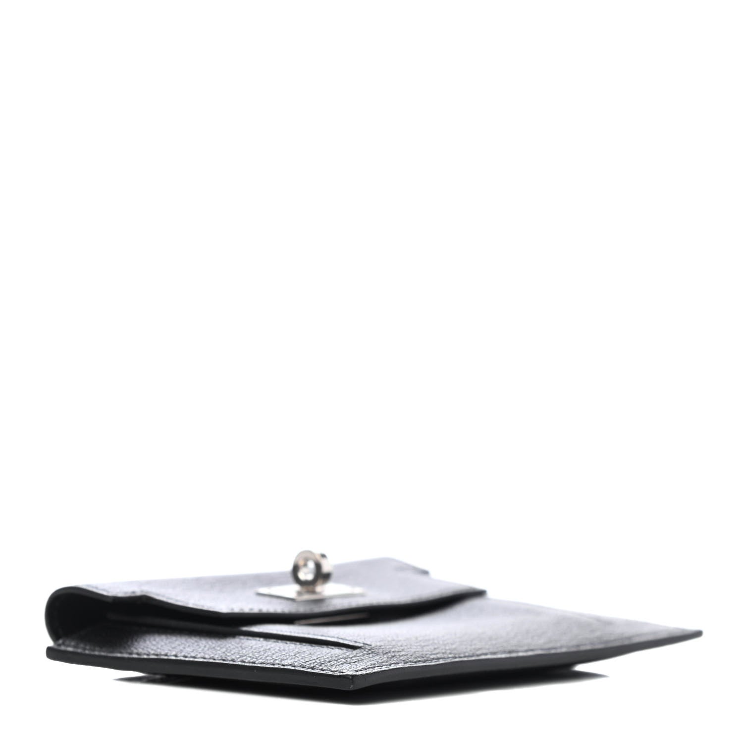 Hermes Chevre Mysore Kelly Pocket Compact Wallet Black 3 of 4