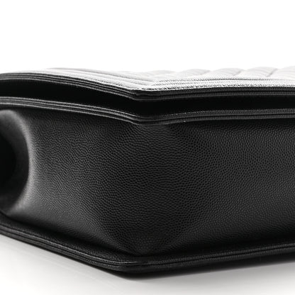 Chanel Caviar Quilted Large Boy Flap Black 8 of 10