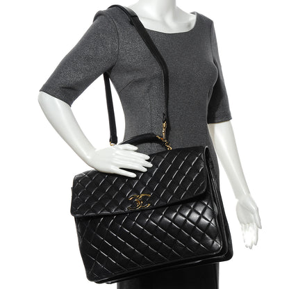 Chanel Lambskin Briefcase Laptop Bag 2 of 6