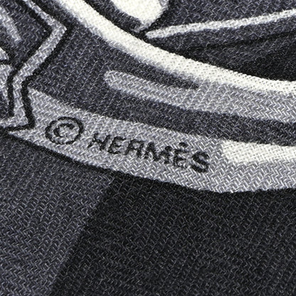 Hermes Cashmere Silk Cheval Punk Scarf 100 5 of 7