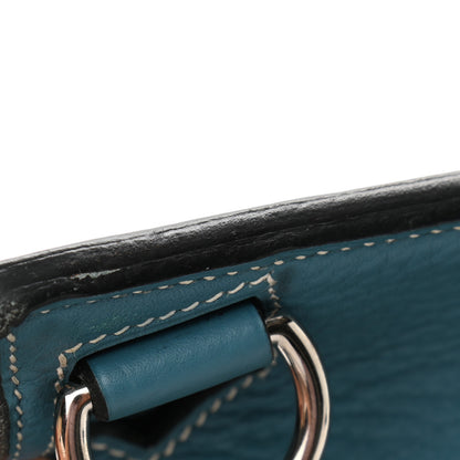 Hermes Taurillon Clemence Jypsiere 34 Blue Jean 11 of 13