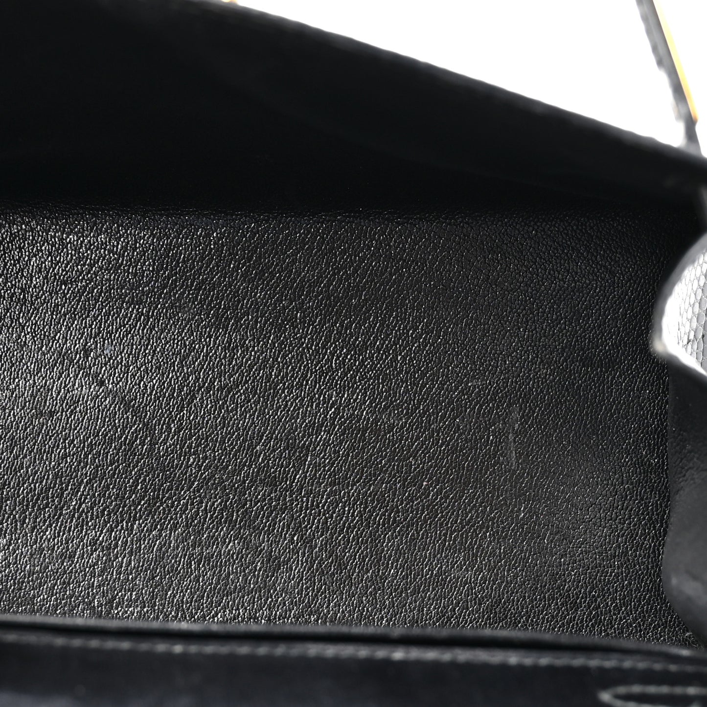 Lizard Mini Kelly Sellier 20 Black