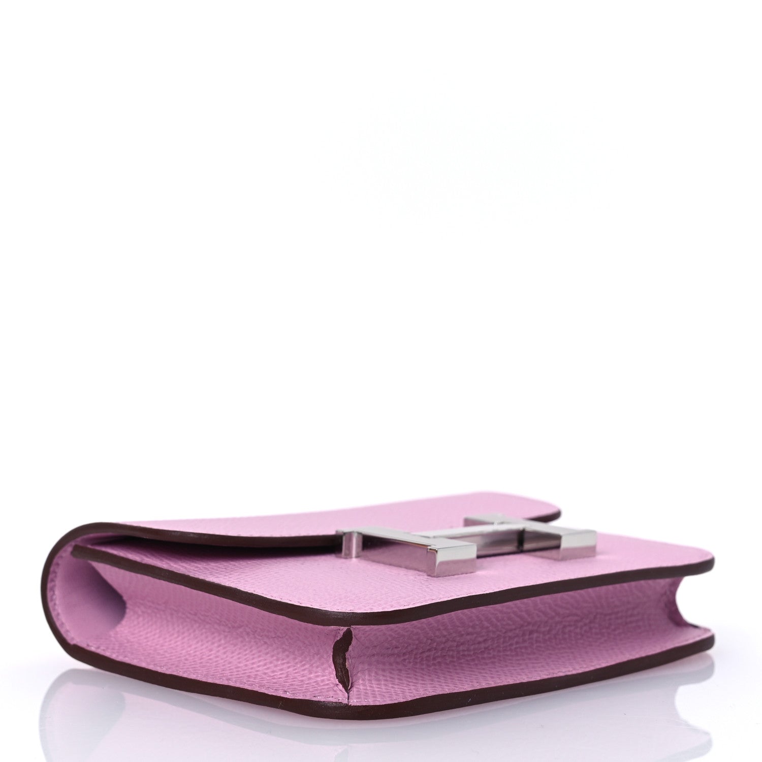 Hermes Epsom Constance Slim Wallet Mauve Sylvestre 5 of 13