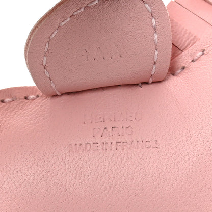 Hermes Milo Lambskin Grigri Rodeo Pegase Horse Bag Charm PM Rose Sakura 3 of 4
