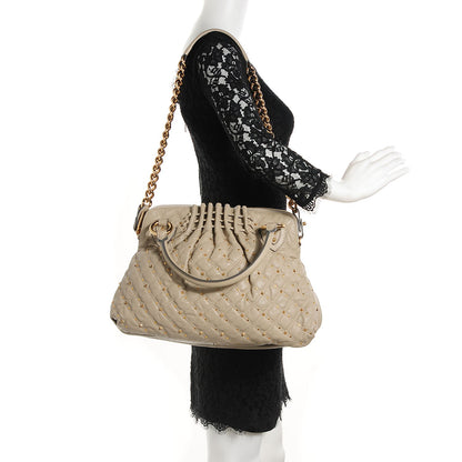 Marc Jacobs Calfskin Quilted Stardust Cecilia Clay 2 of 7