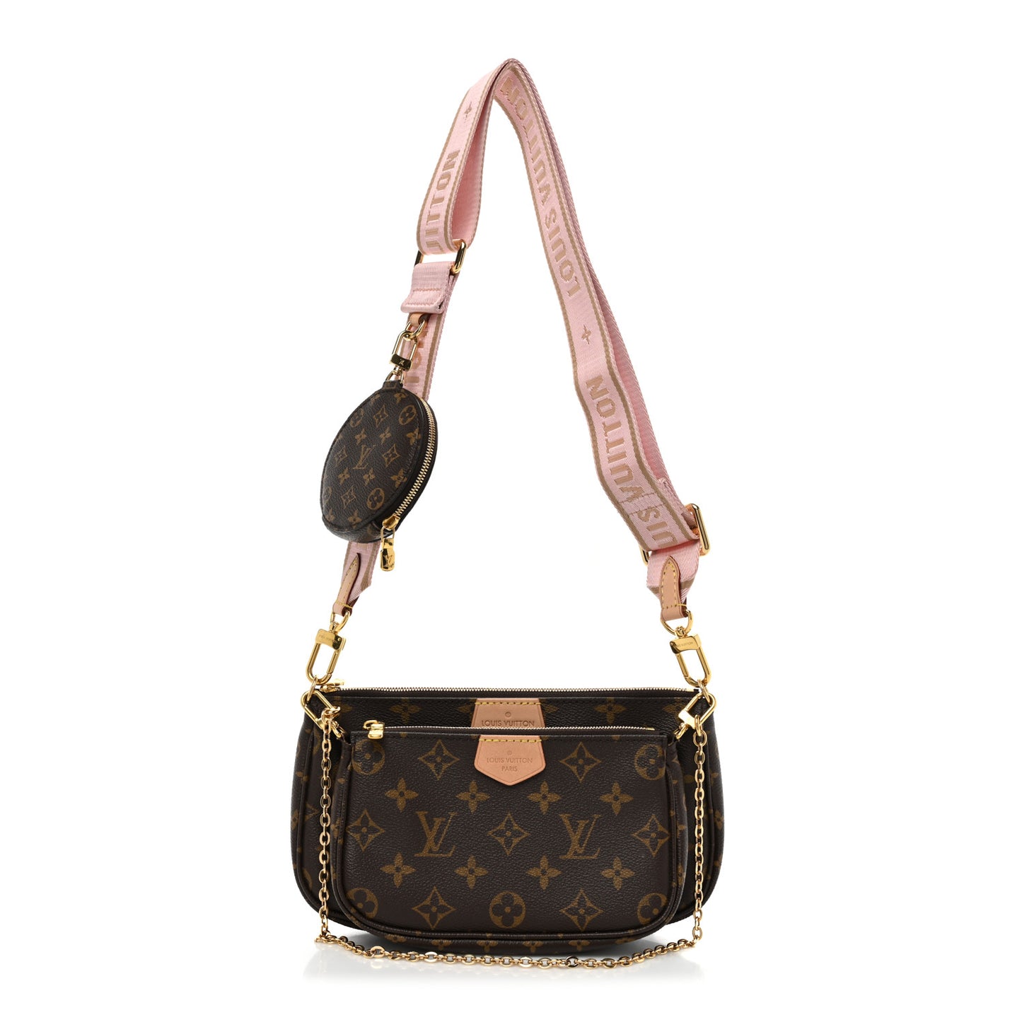 Monogram Multi Pochette Accessories Rose Clair