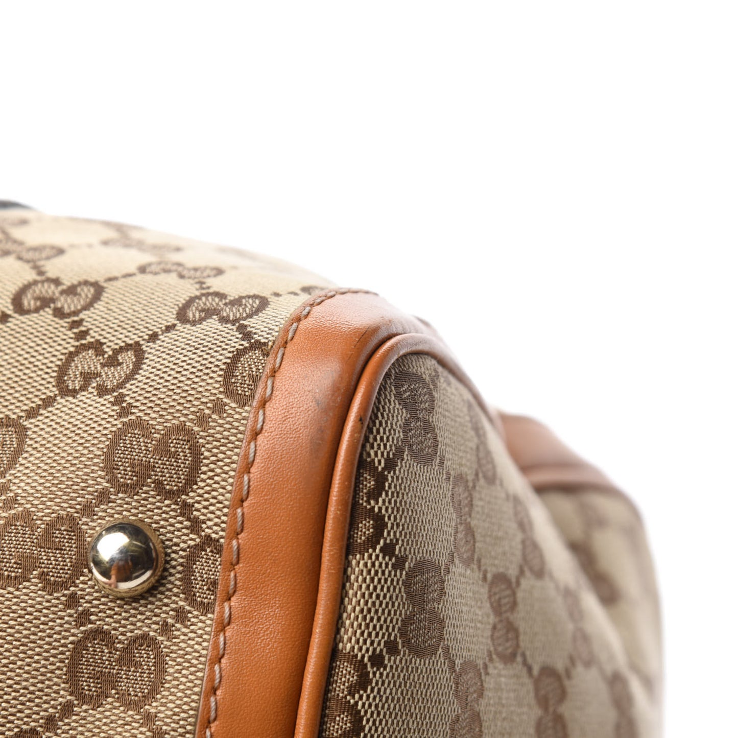 Monogram Vintage Web Medium Boston Tobacco