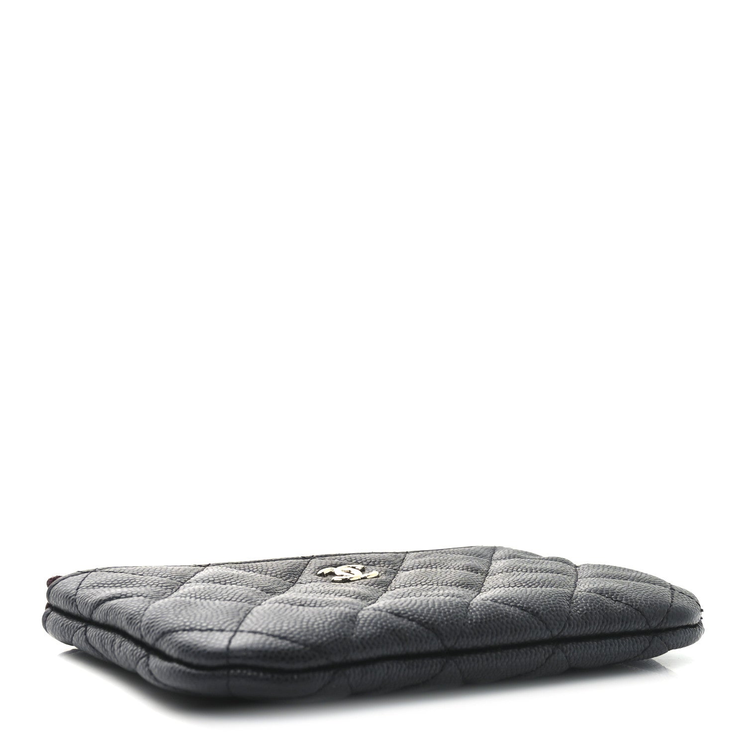 Chanel Caviar Quilted Small Cosmetic Case Black 4 of 8
