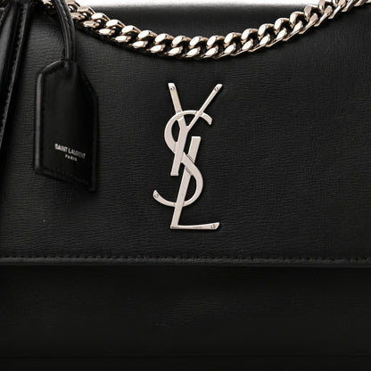 Saint Laurent Calfskin Medium Monogram Sunset Black 8 of 14