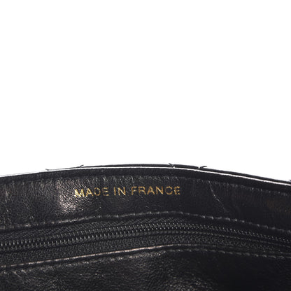Chanel Patent Quilted Medium Double Sided Single Flap Black 8 of 9