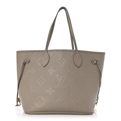Louis Vuitton Empreinte Monogram Giant Neverfull MM Tourterelle 1 of 9