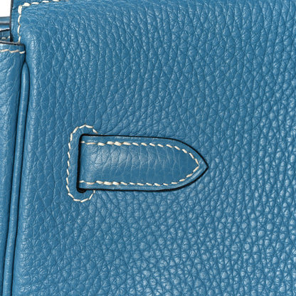 Hermes Togo Birkin 35 Blue Jean 11 of 40