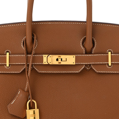 Hermes Togo Birkin 30 Gold 8 of 10