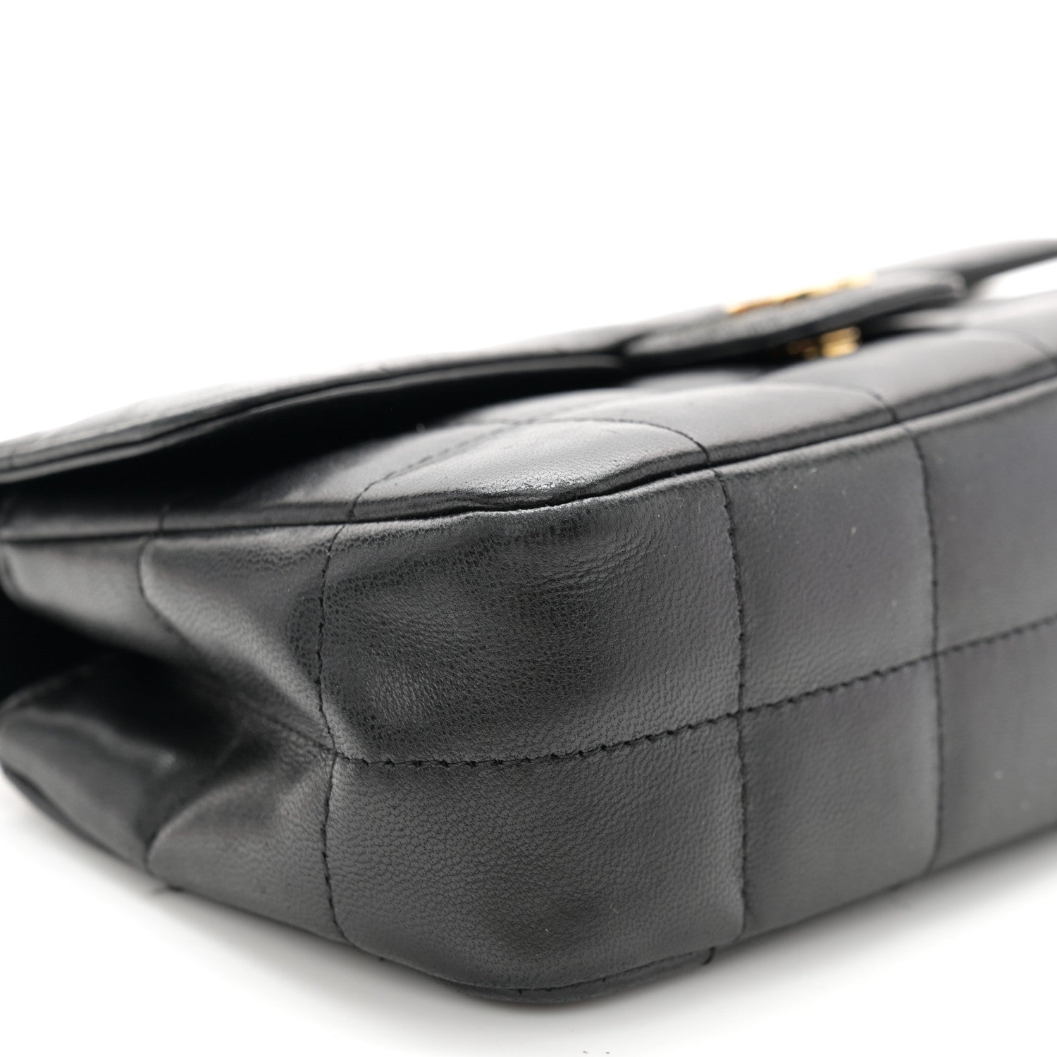 Chanel Lambskin Quilted Mini Chocolate Bar Flap Black 9 of 12