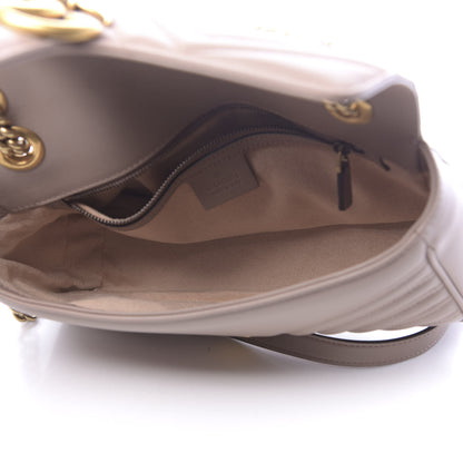 Gucci Calfskin Matelasse Small GG Marmont Shoulder Bag Porcelain Rose 5 of 10