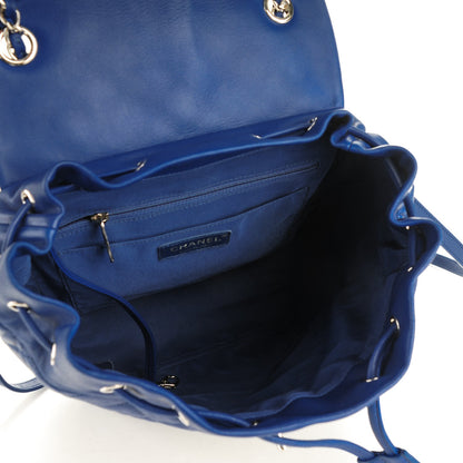Chanel Lambskin Quilted Large Urban Spirit Backpack Blue 5 of 8