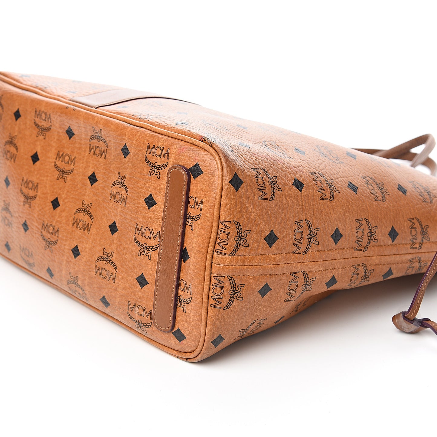 Visetos Medium Liz Reversible Shopper Tote Cognac