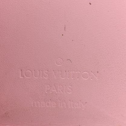 Louis Vuitton Patent Calfskin Monogram Cherrywood Compact Wallet Rose Ballerine 6 of 9