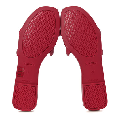 Hermes Rubber Aloha Sandals 39 Rose Baie 4 of 10