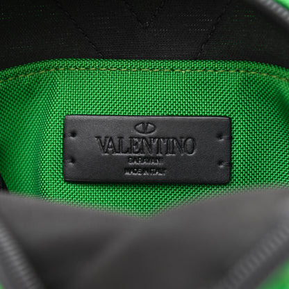 Valentino Garavani Nylon VLTN Print Mini Backpack Green White 6 of 9