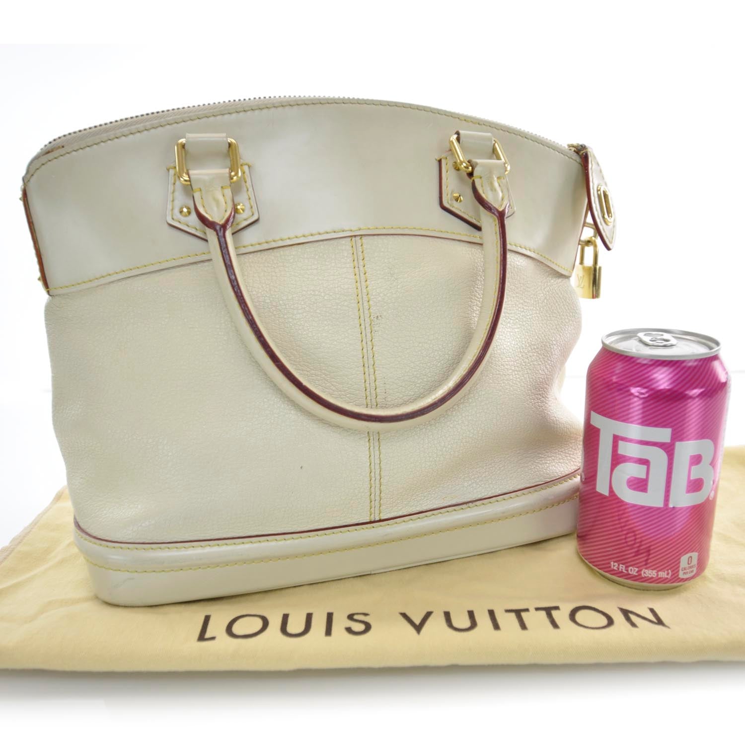 Louis Vuitton Suhali Lockit PM White 3 of 9
