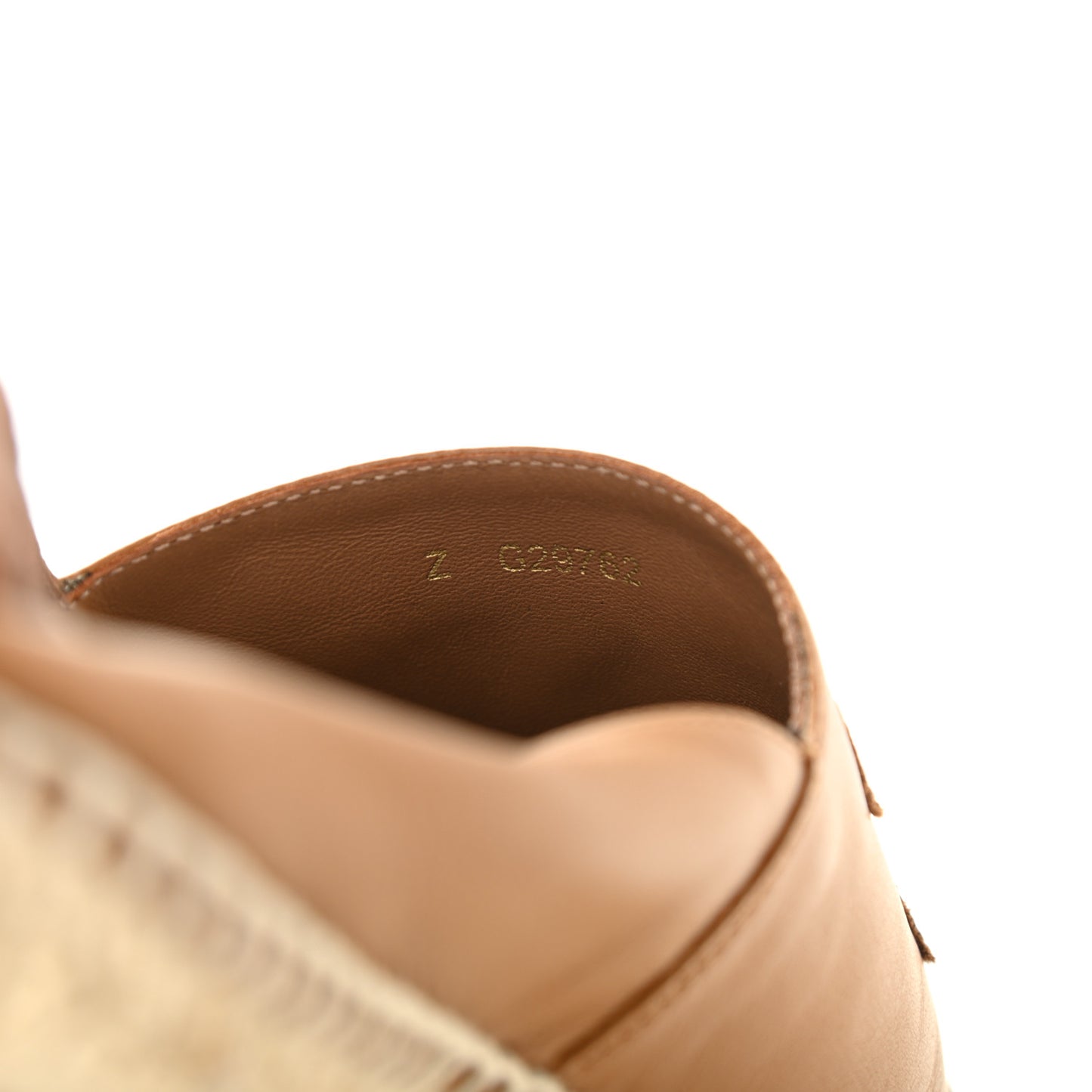 Lambskin CC Espadrilles 40 Light Brown
