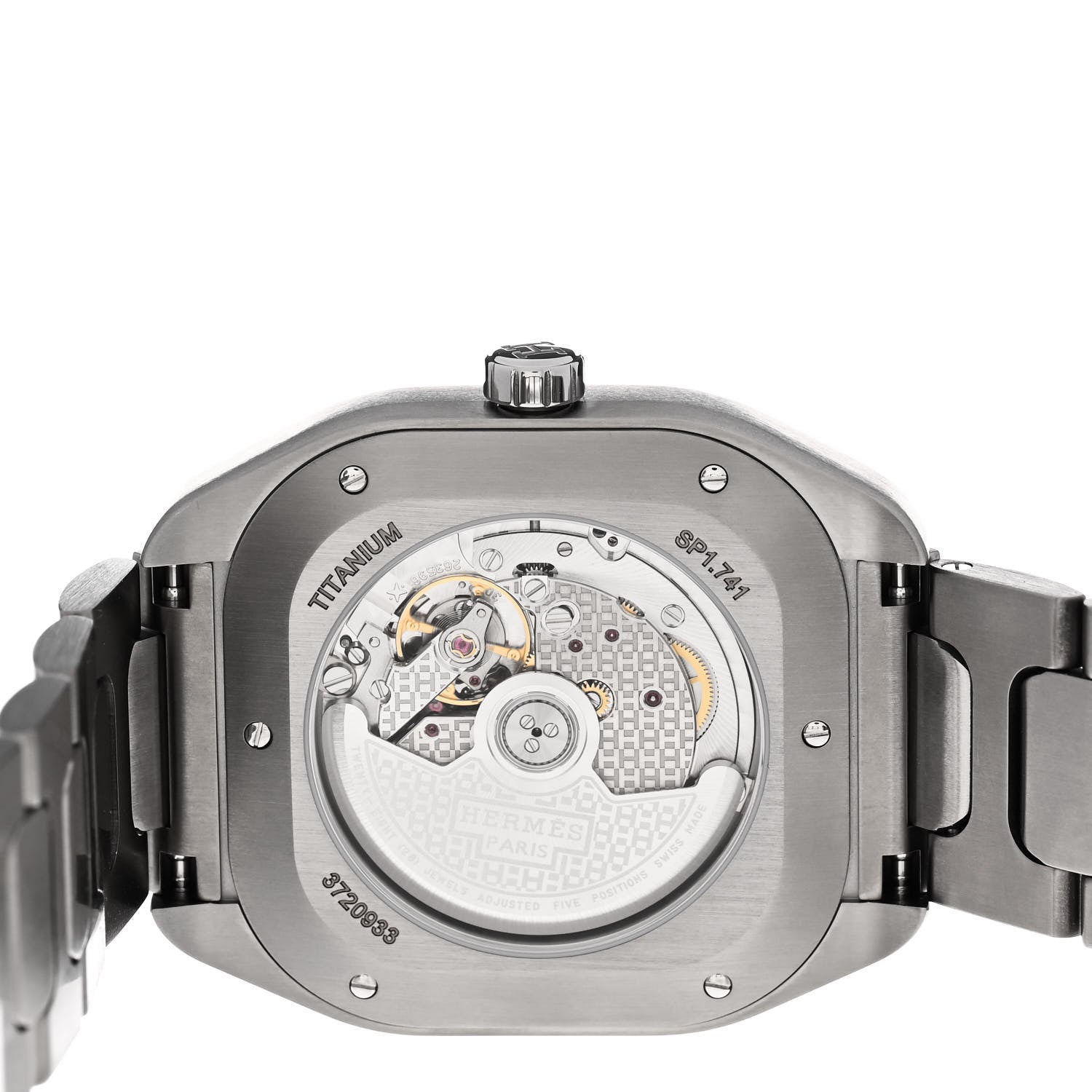 Hermes Titanium 39mm H08 Automatic Watch 4 of 5