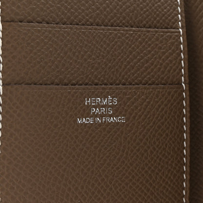 Hermes Epsom Tri-Fold Compact Bearn Wallet Etoupe 6 of 8