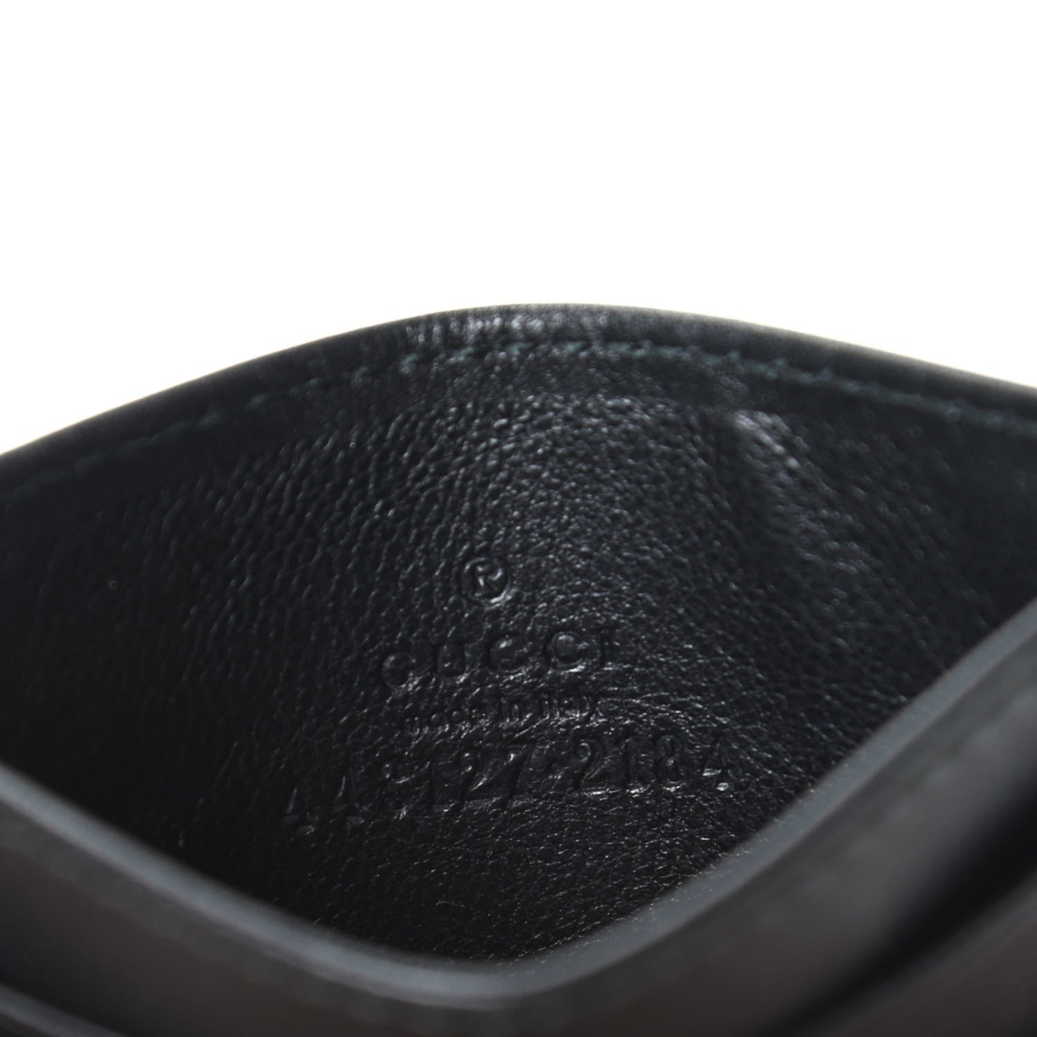 Gucci Calfskin Matelasse GG Marmont Card Holder Black 6 of 6