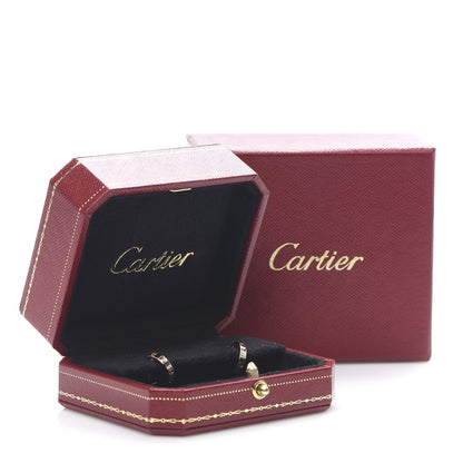 Cartier 18K Pink Gold Small LOVE Hoop Earrings 7 of 7
