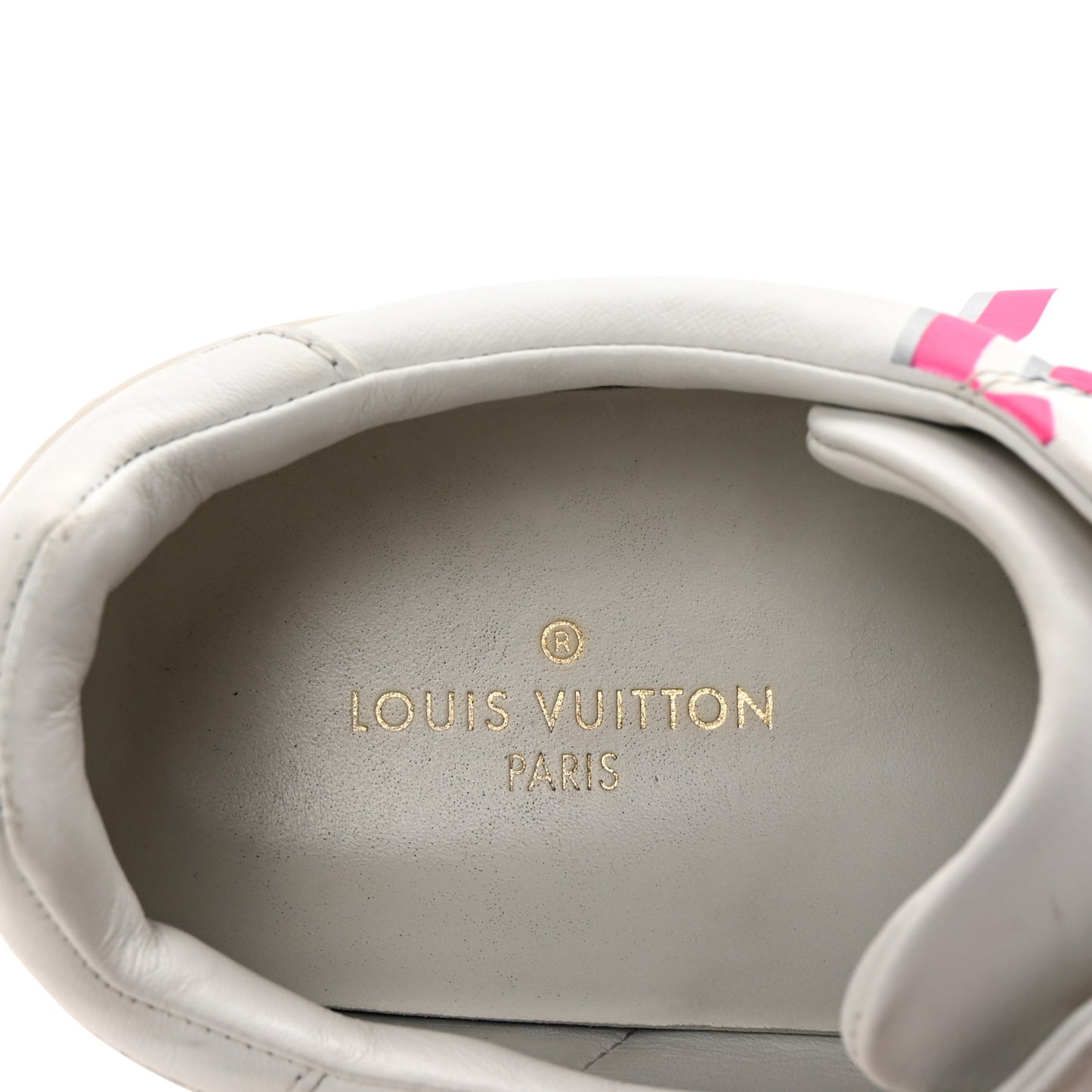 Monogram Time Out Sneakers 37.5 White Rose