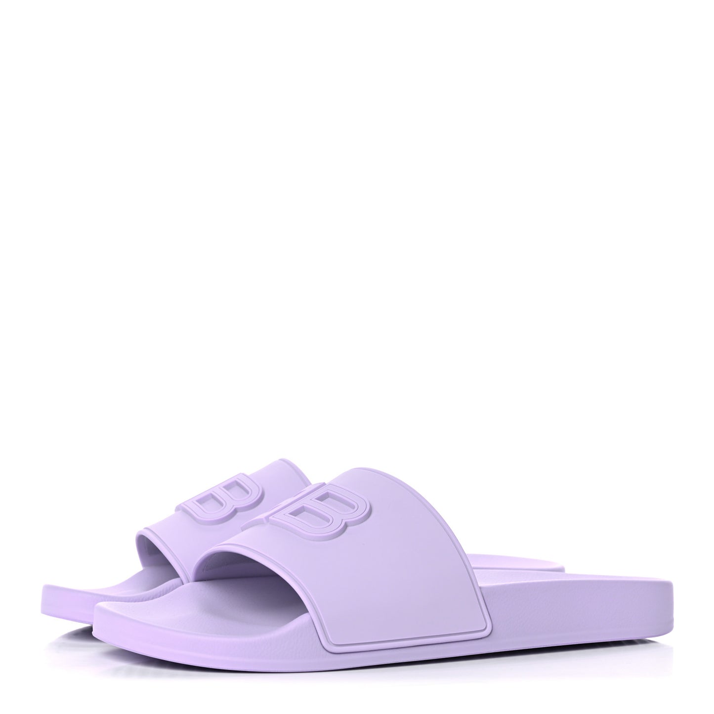 Rubber BB Womens Pool Slide Sandals 42 Lilac