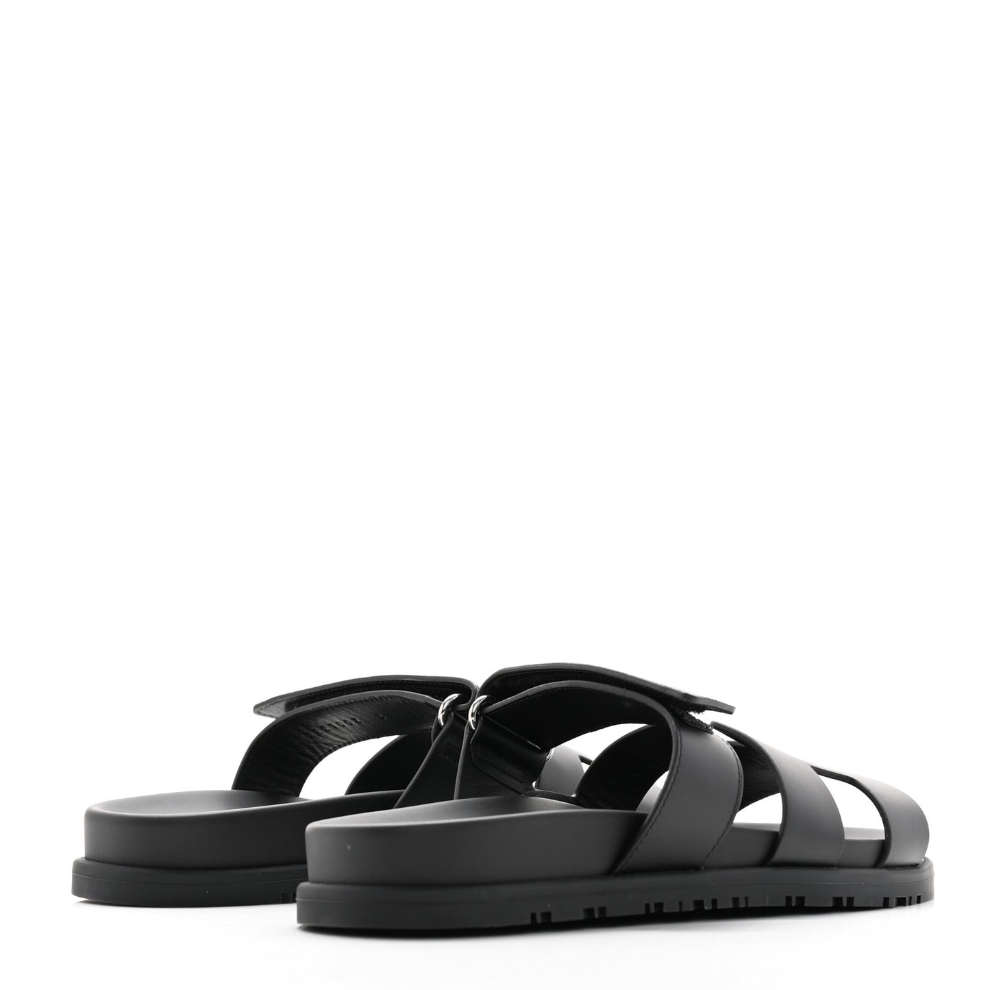 Calfskin Womens Chypre Sandals 37 Black