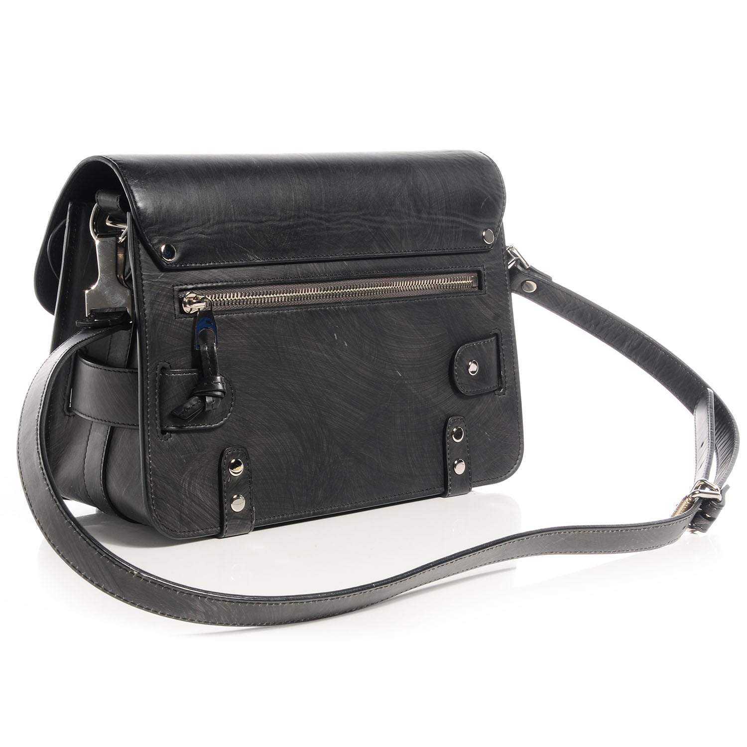 Proenza Schouler Leather PS11 Classic Shoulder Bag Chalkboard Black 3 of 15