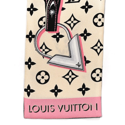 Louis Vuitton Silk Monogram Wild At Heart Bandeau Cream 3 of 4