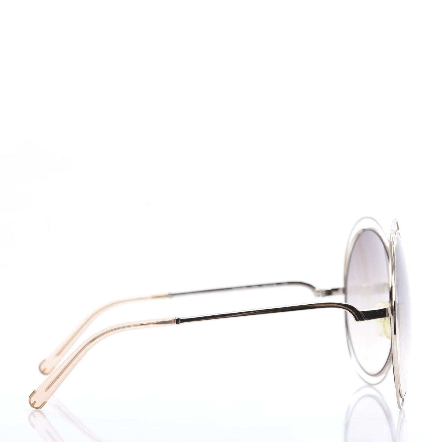 Metal Oversize Round Carlina Oversized Round Sunglasses CE114S Silver
