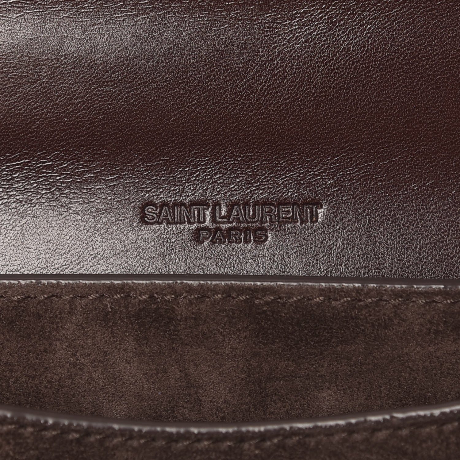 Saint Laurent Calfskin Monogram Woven Small Kaia Satchel Burnt Brown 8 of 12